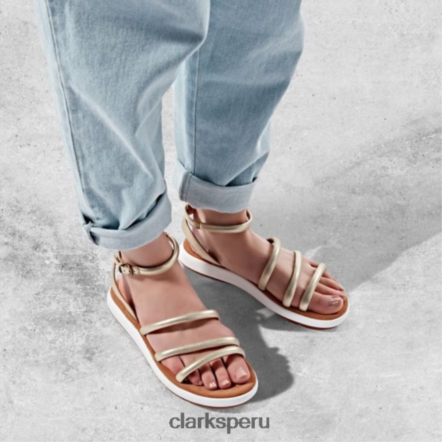 clarks de cuero champagne estilo jemsa champagne leather unisexo Clarks 40N4LX6380 cuero champán