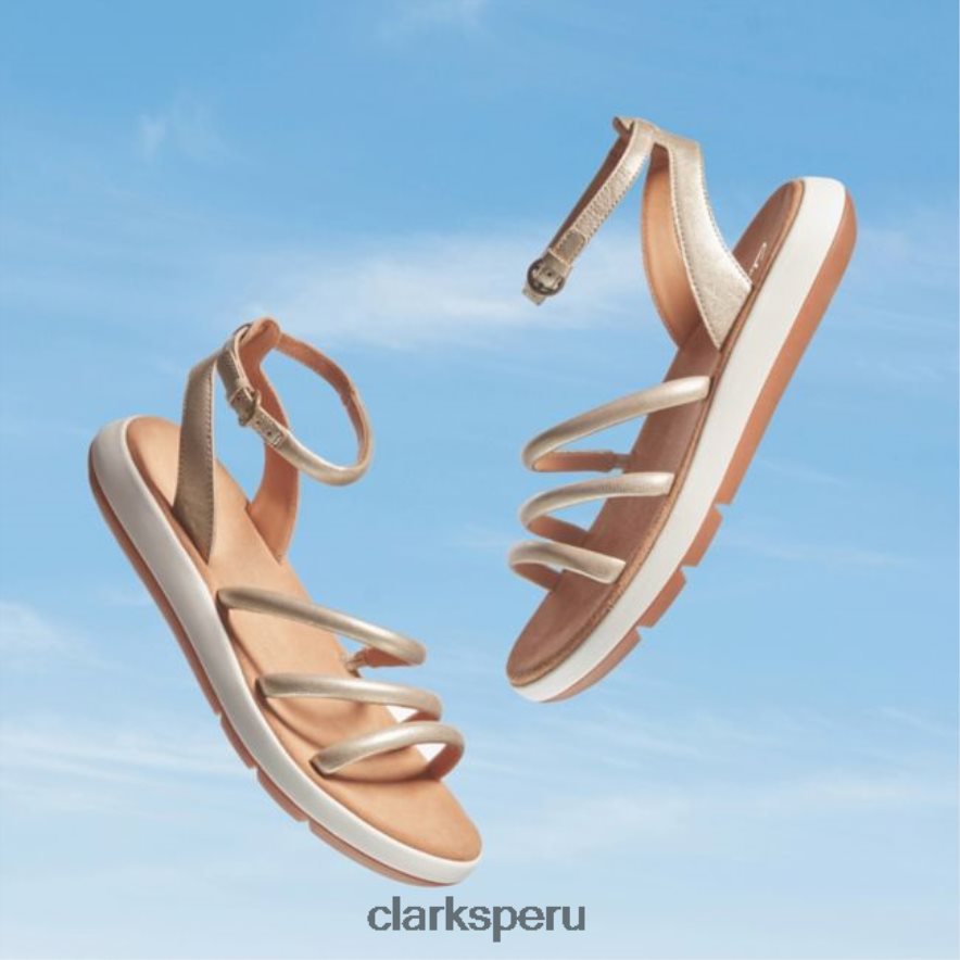 clarks de cuero champagne estilo jemsa champagne leather unisexo Clarks 40N4LX6380 cuero champán