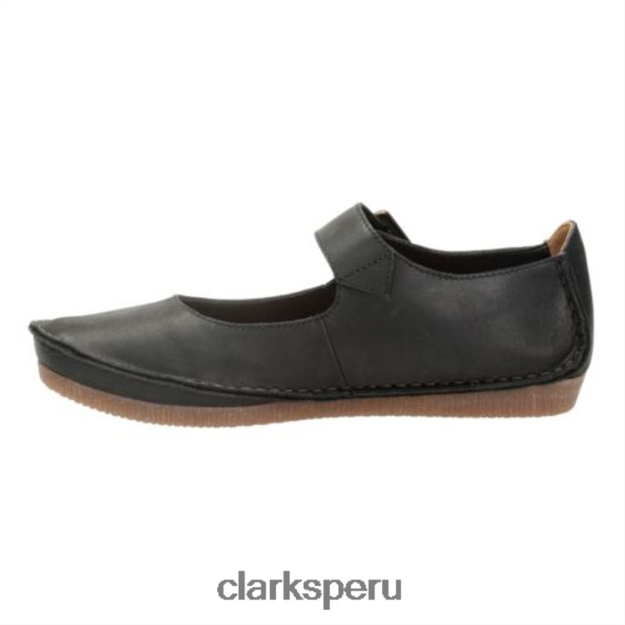 clarks de cuero negro janey junio unisexo Clarks 40N4LX4067 cuero negro