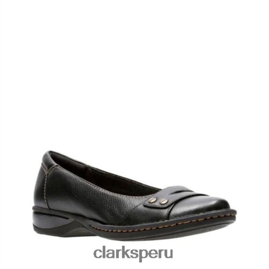 clarks de cuero negro pegg abbie unisexo Clarks 40N4LX4075 cuero negro