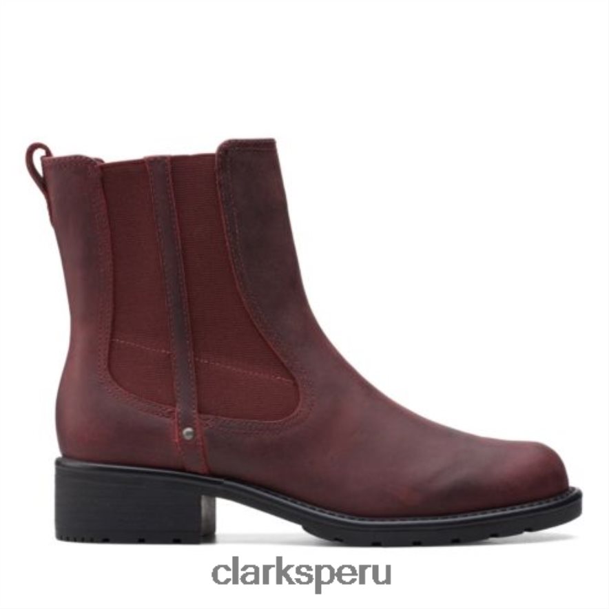 clarks de cuero orinoco club merlot unisexo Clarks 40N4LX4206 cuero merlot