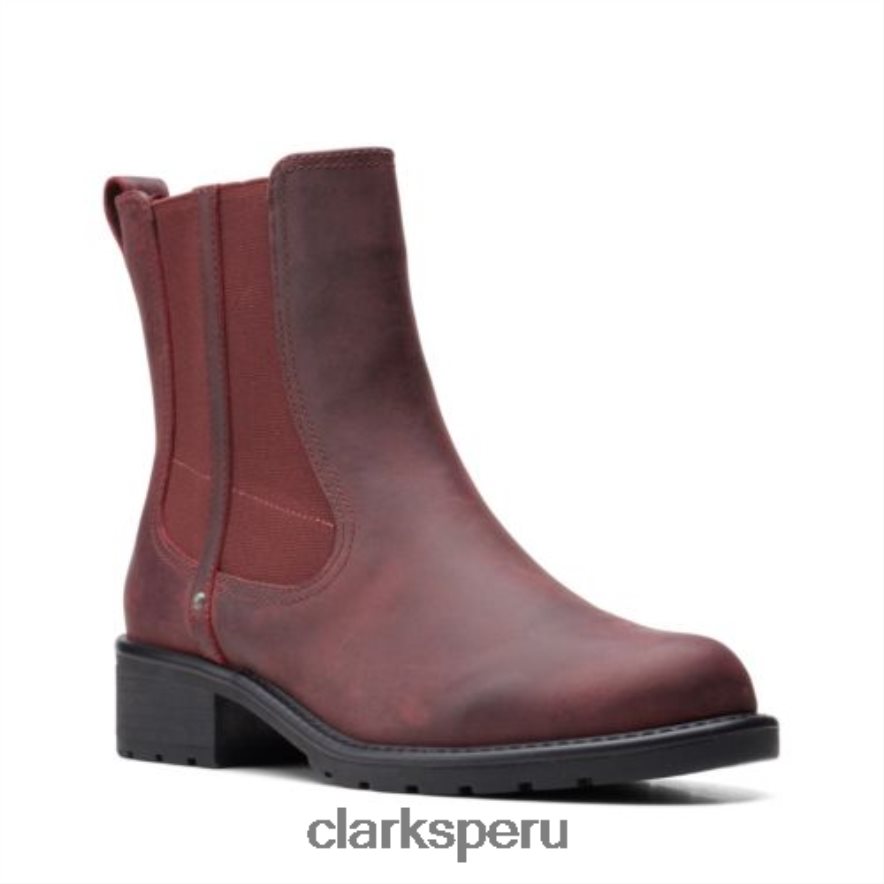 clarks de cuero orinoco club merlot unisexo Clarks 40N4LX4206 cuero merlot