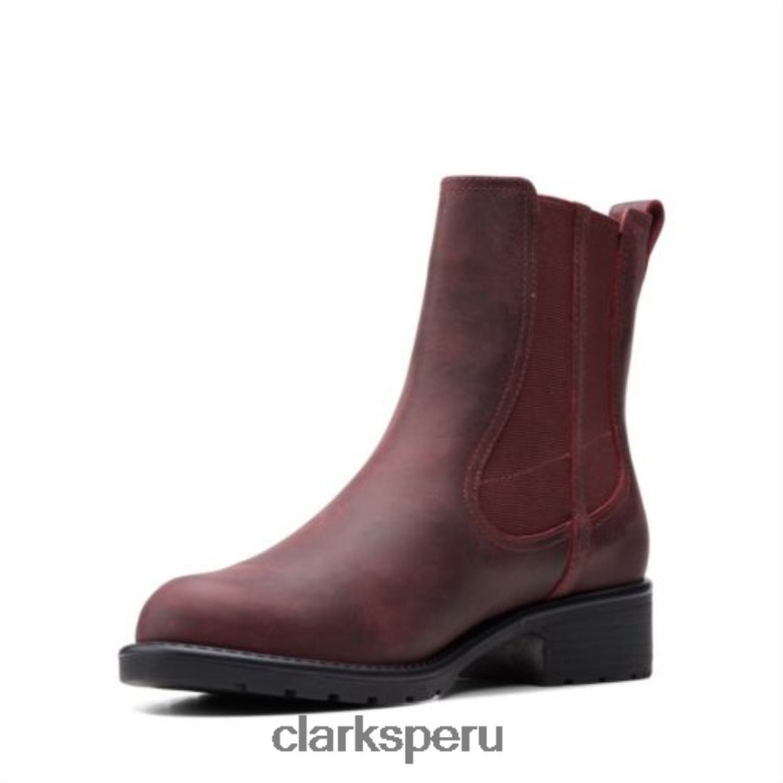 clarks de cuero orinoco club merlot unisexo Clarks 40N4LX4206 cuero merlot