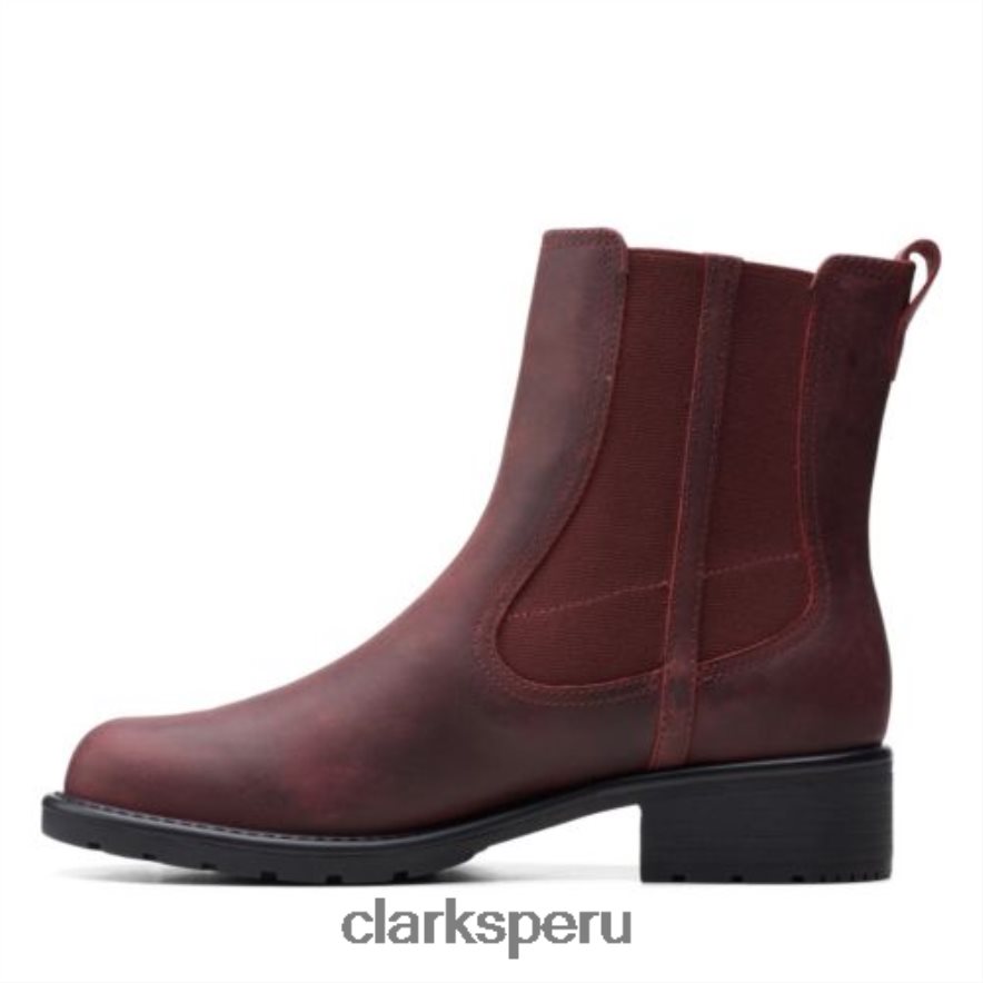 clarks de cuero orinoco club merlot unisexo Clarks 40N4LX4206 cuero merlot
