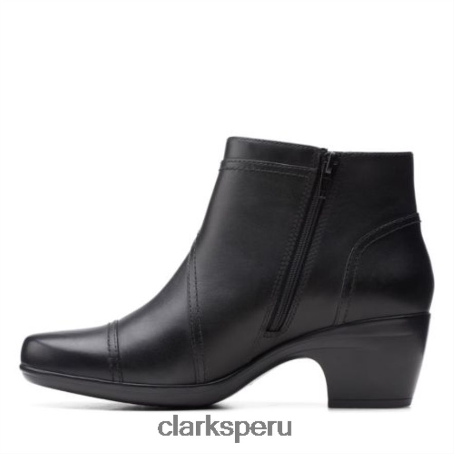clarks emily calle cuero negro unisexo Clarks 40N4LX4122 cuero negro