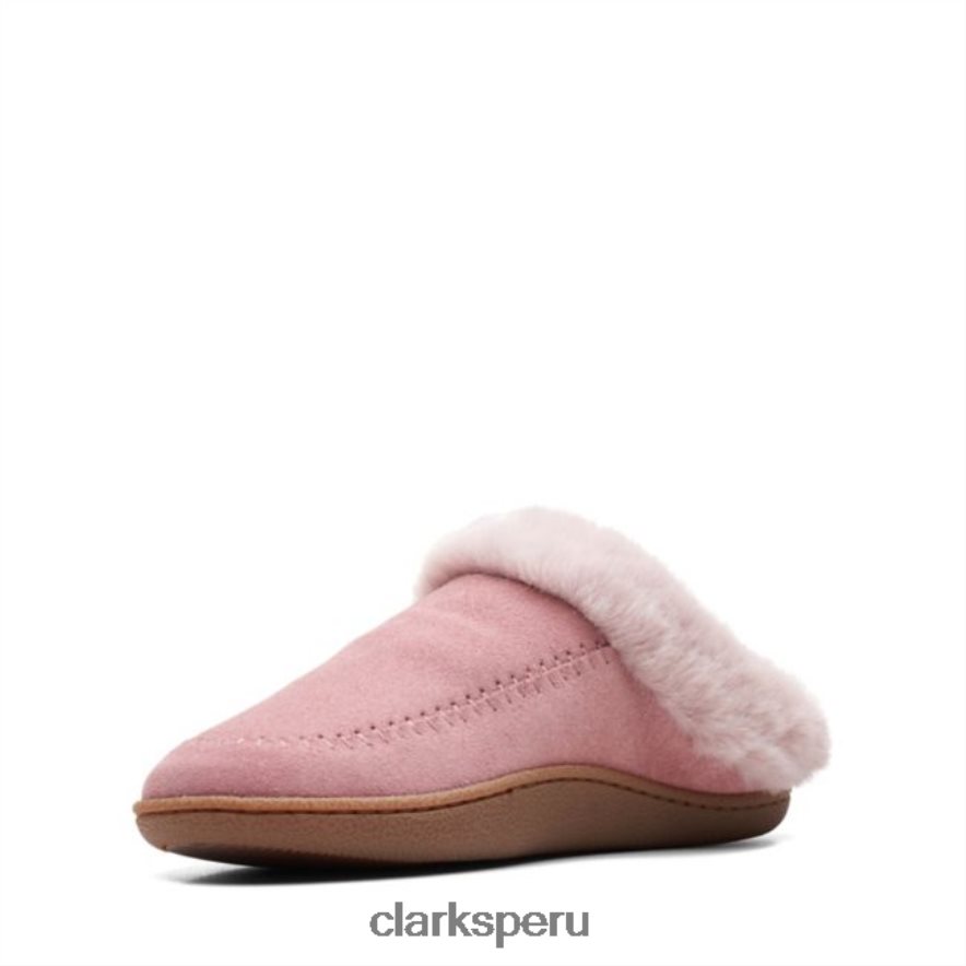 clarks gamuza rosa pilton casa gamuza rosa unisexo Clarks 40N4LX5169 gamuza rosa