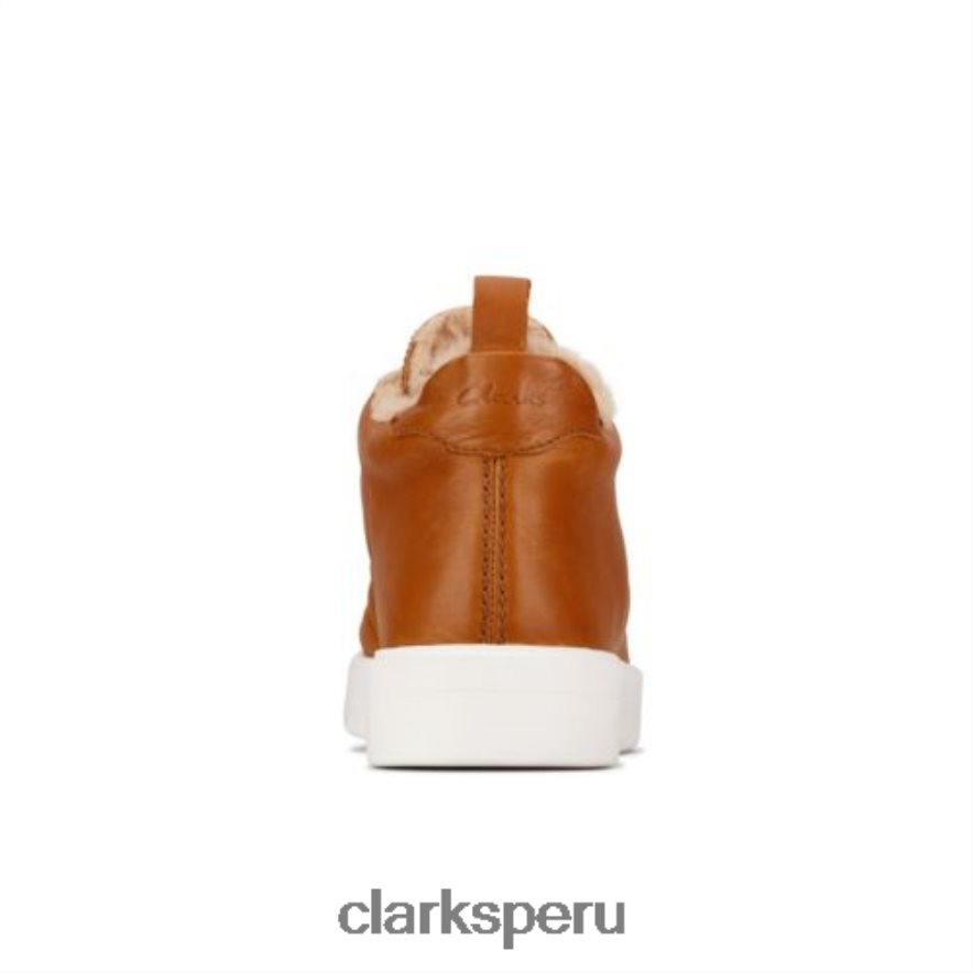 clarks hero excursionista de cuero tostado oscuro unisexo Clarks 40N4LX4220 cuero bronceado oscuro