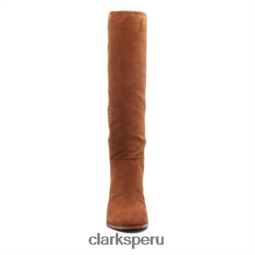 clarks karamo hi ante tostado oscuro unisexo Clarks 40N4LX4195 gamuza bronceada oscura