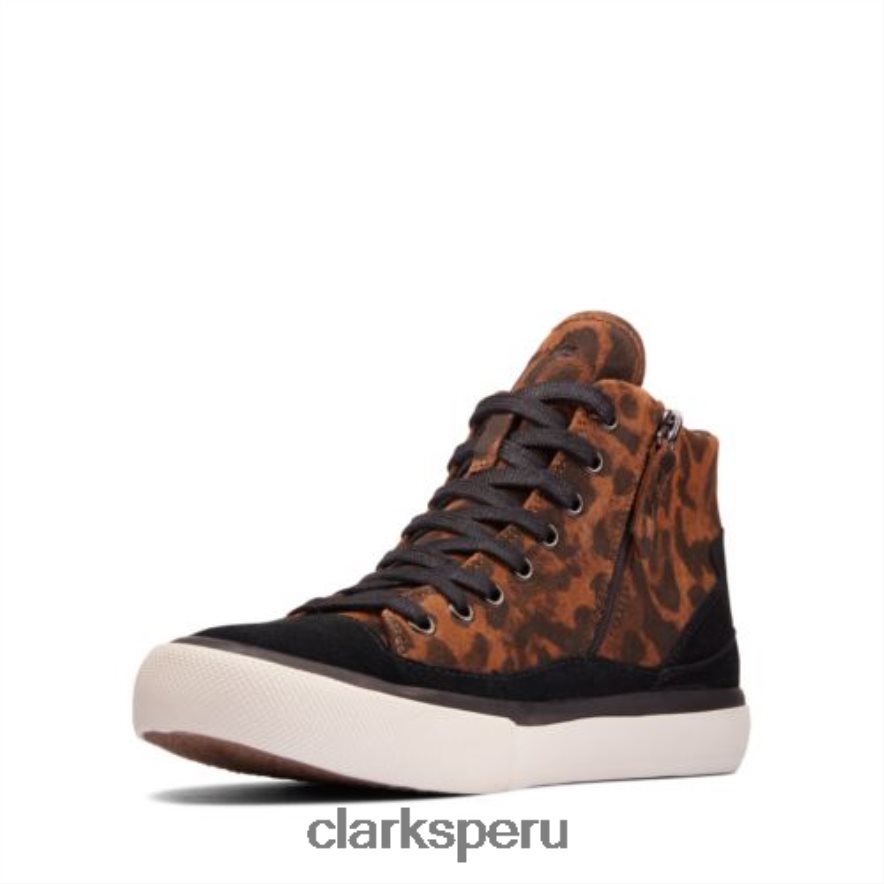 clarks leopardo ante aceley zip hi unisexo Clarks 40N4LX4089 ante de leopardo