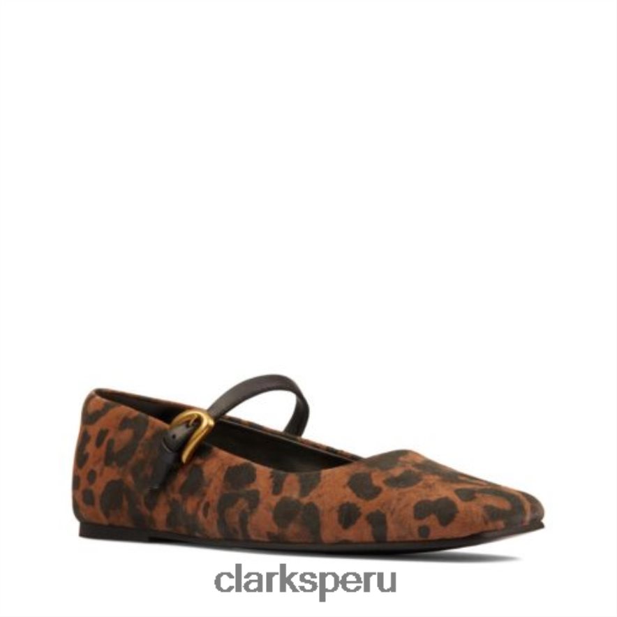 clarks leopardo ante puro tbar unisexo Clarks 40N4LX4337 ante de leopardo
