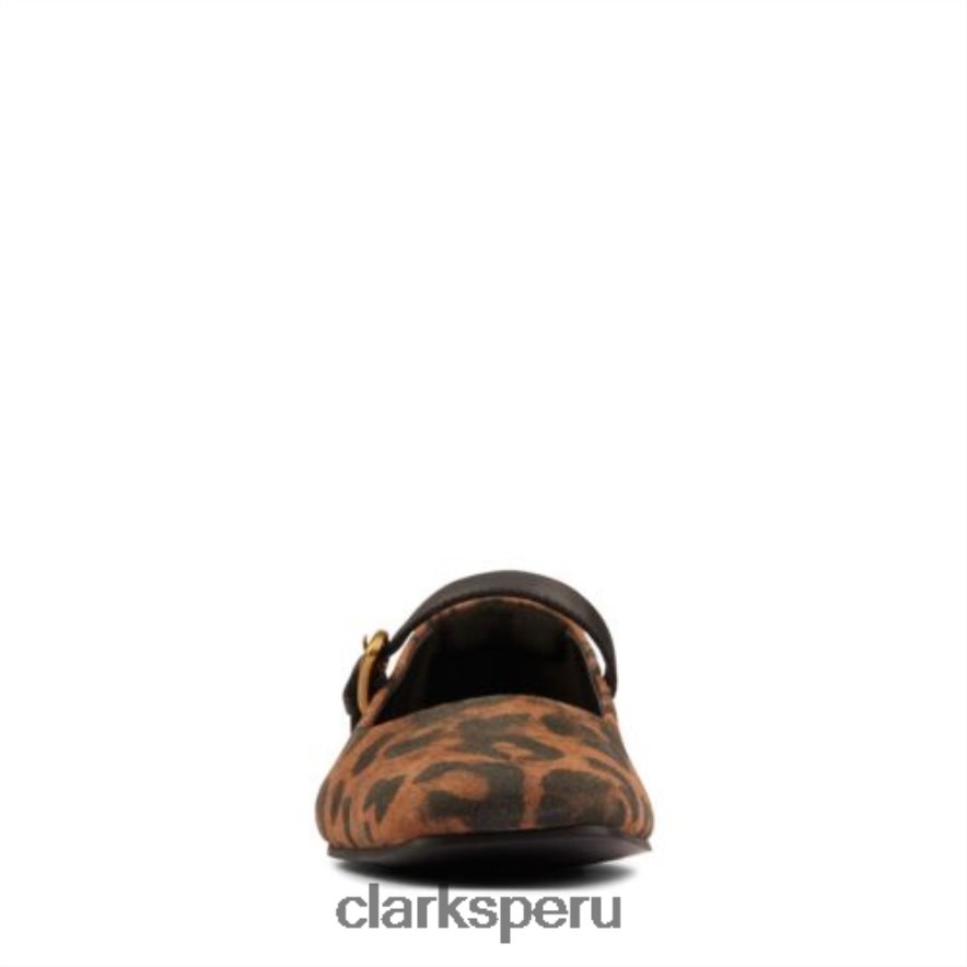 clarks leopardo ante puro tbar unisexo Clarks 40N4LX4337 ante de leopardo