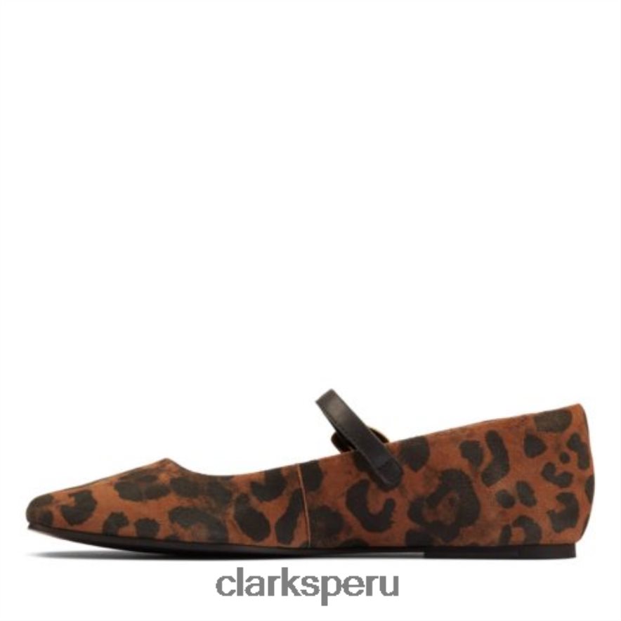 clarks leopardo ante puro tbar unisexo Clarks 40N4LX4337 ante de leopardo