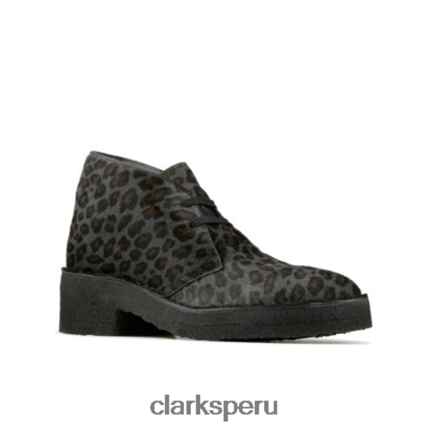 clarks leopardo estampado arisa desierto unisexo Clarks 40N4LX4161 estampado de leopardo