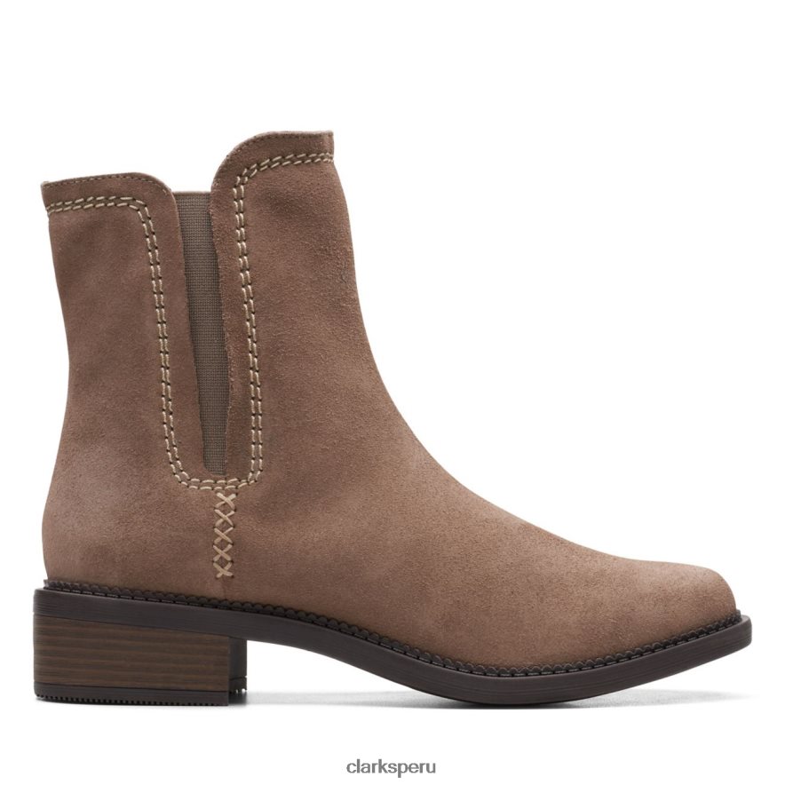 clarks maye zip ante guijarro ante guijarro unisexo Clarks 40N4LX6130 gamuza guijarro