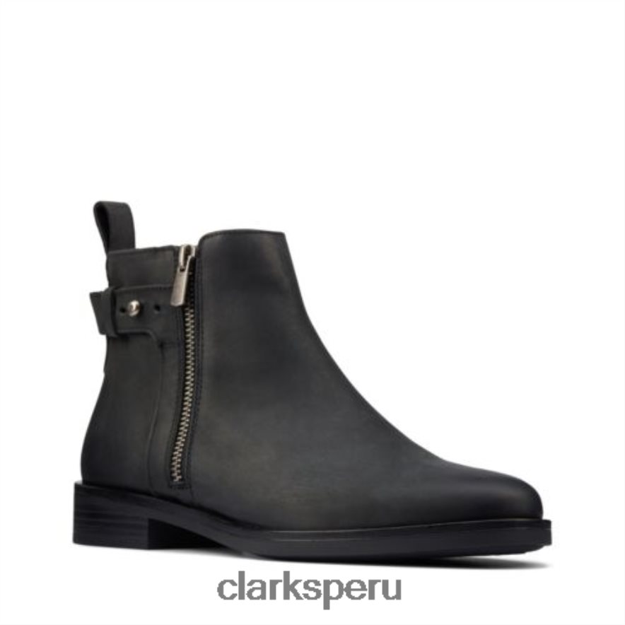 clarks memi lo cuero negro unisexo Clarks 40N4LX4216 cuero negro