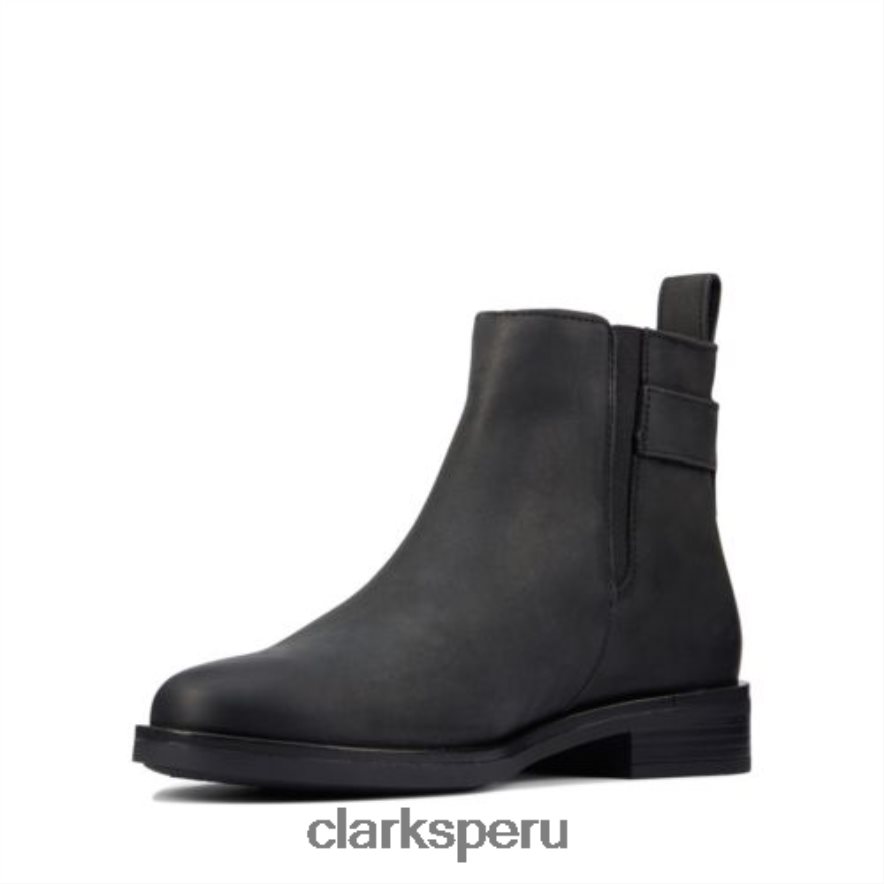 clarks memi lo cuero negro unisexo Clarks 40N4LX4216 cuero negro