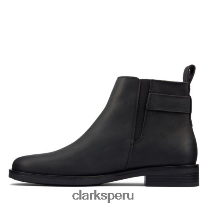 clarks memi lo cuero negro unisexo Clarks 40N4LX4216 cuero negro
