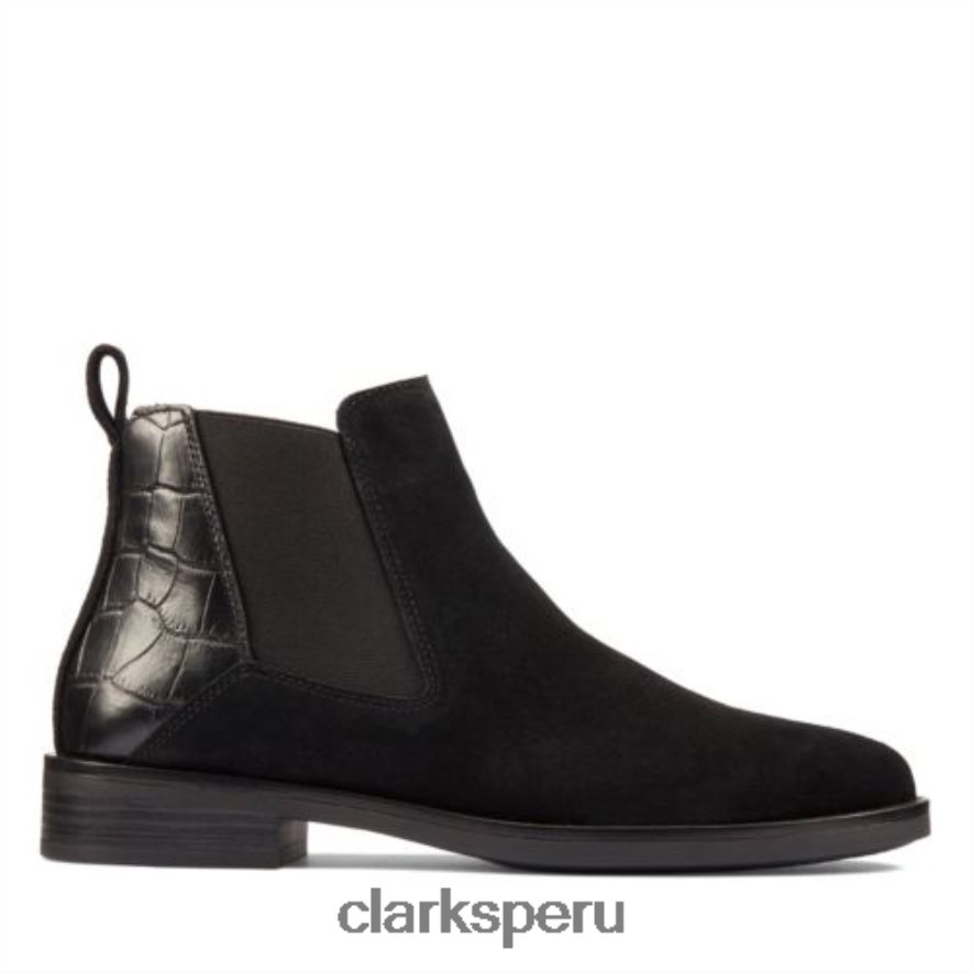 clarks memi top cocodrilo negro unisexo Clarks 40N4LX4102 cocodrilo negro