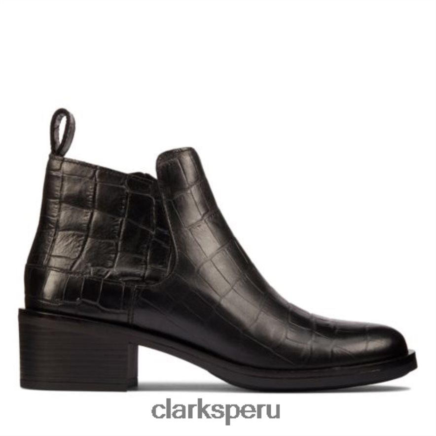 clarks memi zip cocodrilo negro unisexo Clarks 40N4LX4117 cocodrilo negro