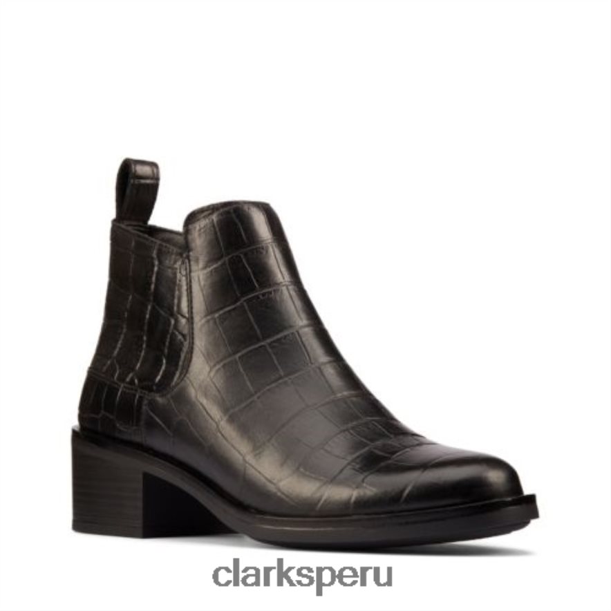 clarks memi zip cocodrilo negro unisexo Clarks 40N4LX4117 cocodrilo negro