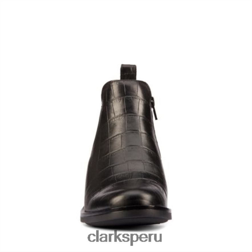 clarks memi zip cocodrilo negro unisexo Clarks 40N4LX4117 cocodrilo negro