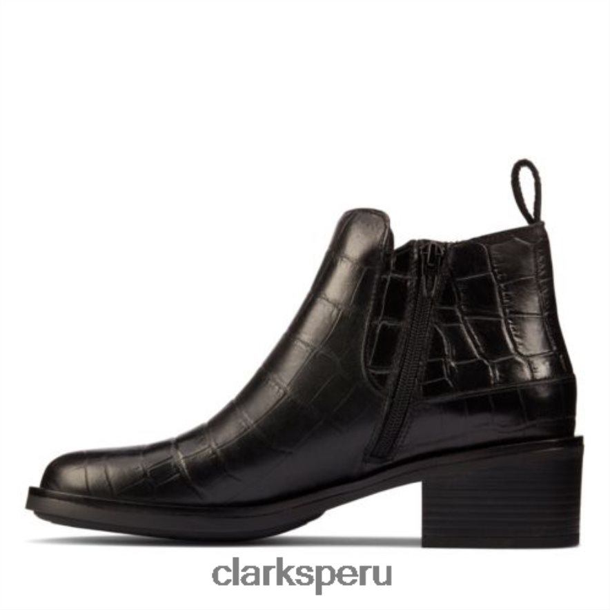 clarks memi zip cocodrilo negro unisexo Clarks 40N4LX4117 cocodrilo negro