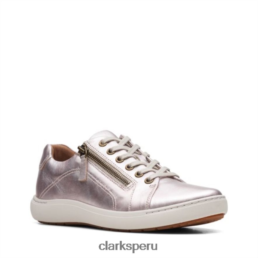 clarks nalle encaje platino unisexo Clarks 40N4LX5107 platino