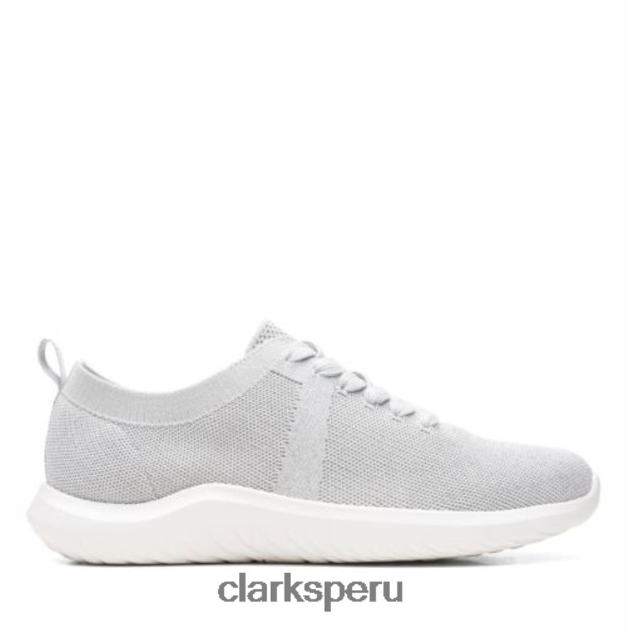 clarks nova brillo gris claro unisexo Clarks 40N4LX4338 gris claro