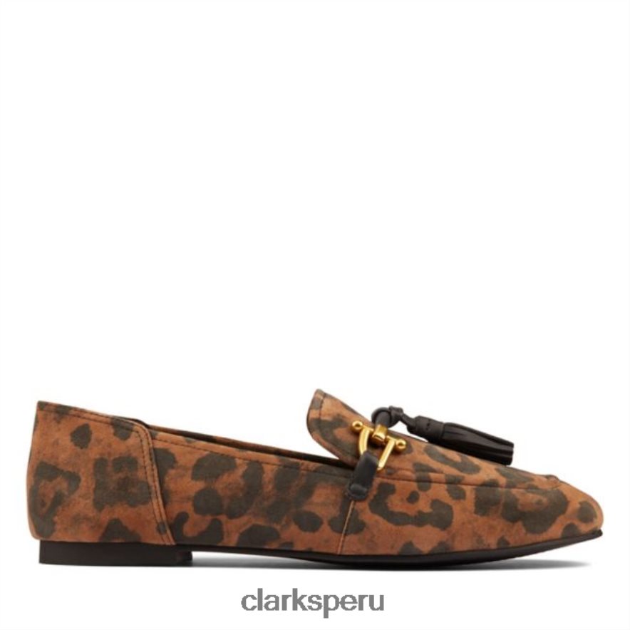 clarks pure 2 borla ante de leopardo ante de leopardo unisexo Clarks 40N4LX6466 ante de leopardo