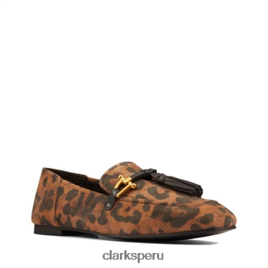 clarks pure 2 borla ante de leopardo ante de leopardo unisexo Clarks 40N4LX6466 ante de leopardo