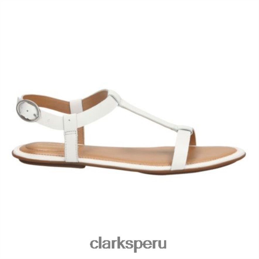 clarks risi hop cuero blanco unisexo Clarks 40N4LX4293 cuero blanco