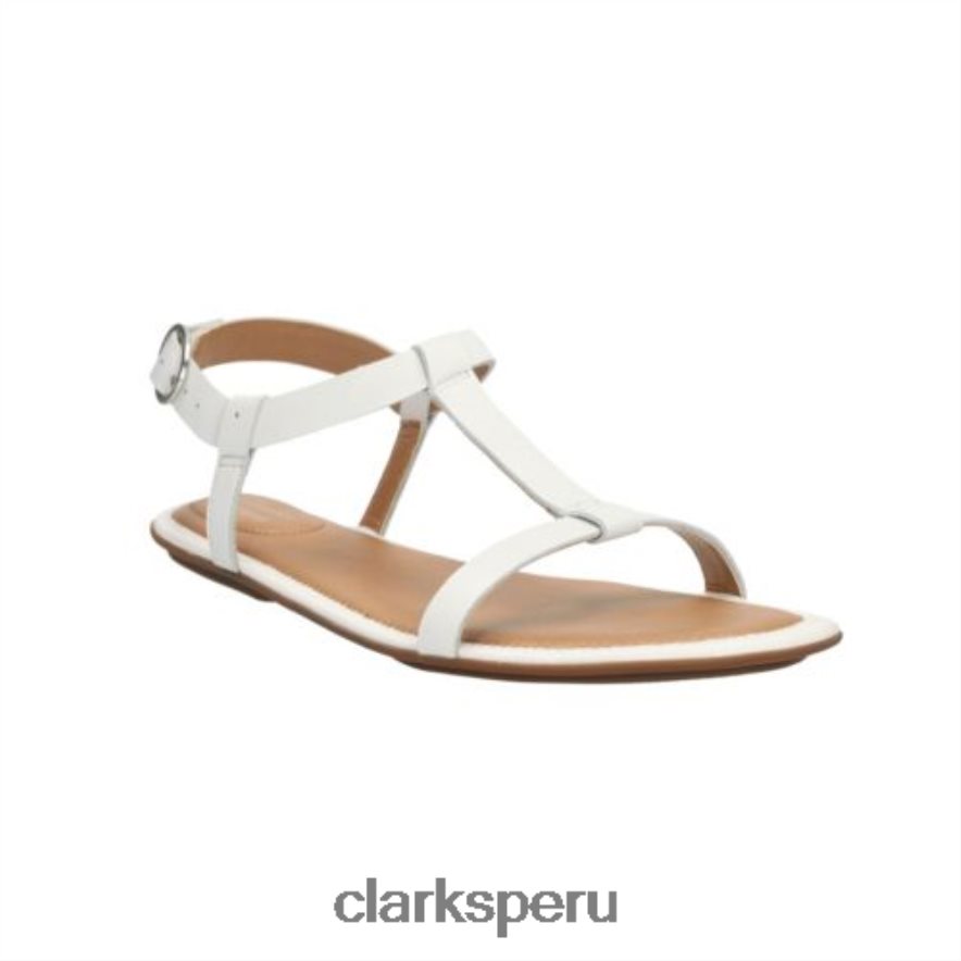 clarks risi hop cuero blanco unisexo Clarks 40N4LX4293 cuero blanco