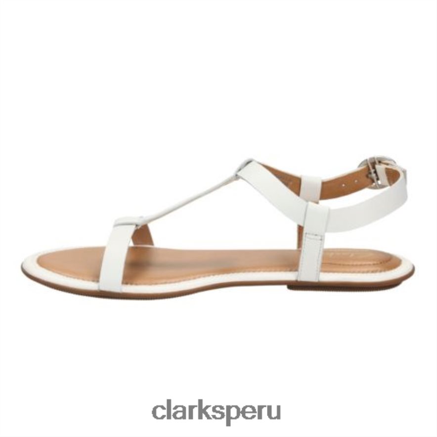 clarks risi hop cuero blanco unisexo Clarks 40N4LX4293 cuero blanco