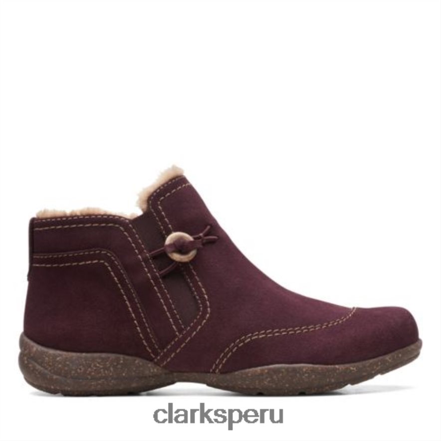 clarks rosevilleaster ante burdeos unisexo Clarks 40N4LX4154 ante burdeos