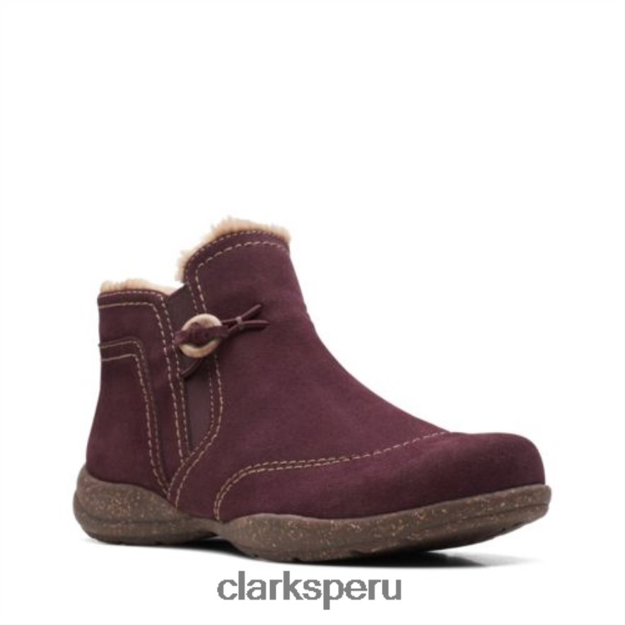 clarks rosevilleaster ante burdeos unisexo Clarks 40N4LX4154 ante burdeos