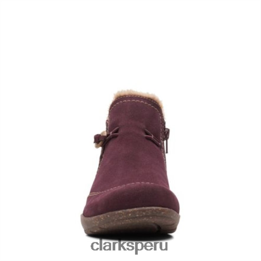 clarks rosevilleaster ante burdeos unisexo Clarks 40N4LX4154 ante burdeos