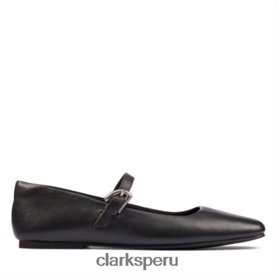 clarks tbar puro cuero negro unisexo Clarks 40N4LX4340 cuero negro