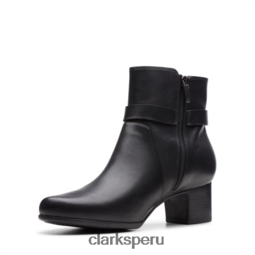 clarks un damson cuero negro medio unisexo Clarks 40N4LX4226 cuero negro