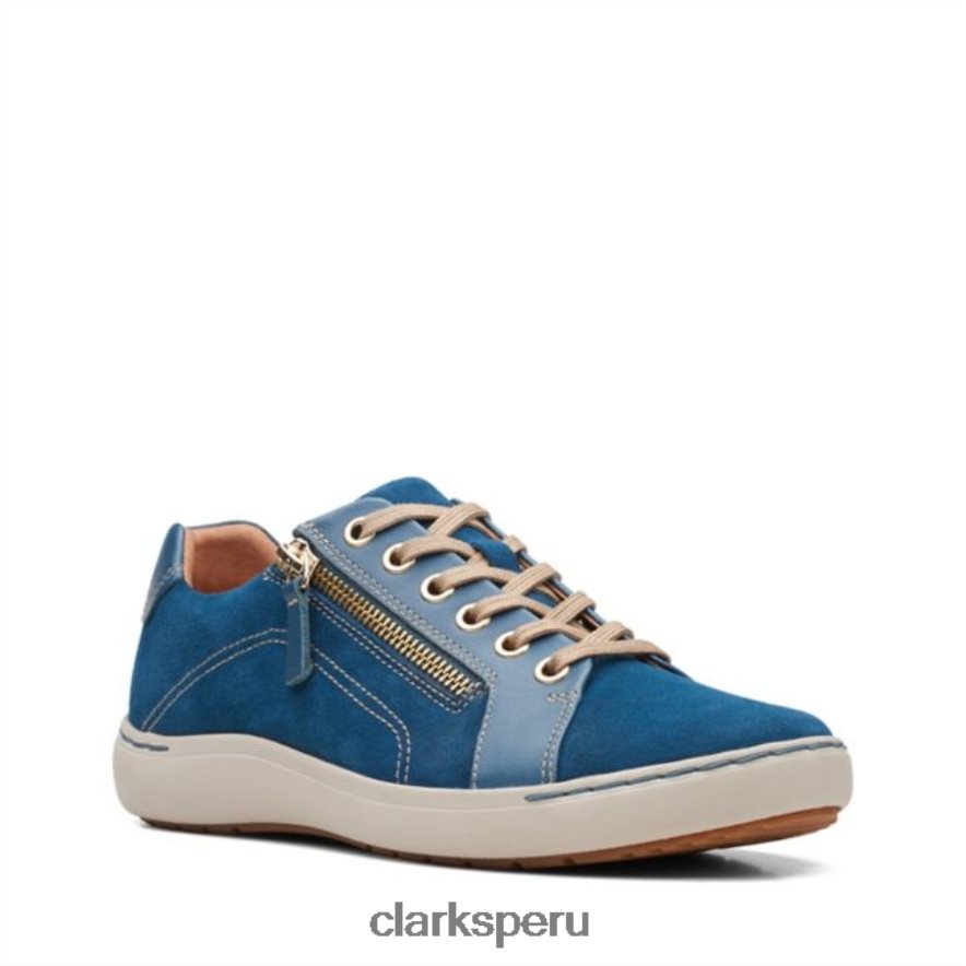 clarks verde azulado nalle lace unisexo Clarks 40N4LX6044 verde azulado