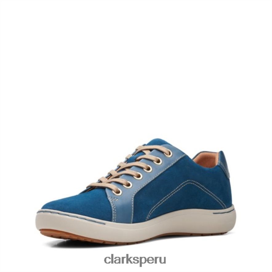 clarks verde azulado nalle lace unisexo Clarks 40N4LX6044 verde azulado