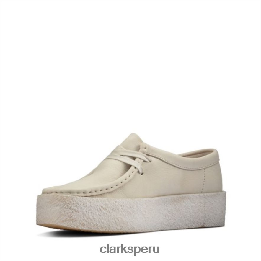 clarks wallabee cup nobuck blanco nobuck blanco unisexo Clarks 40N4LX5178 nubuck blanco