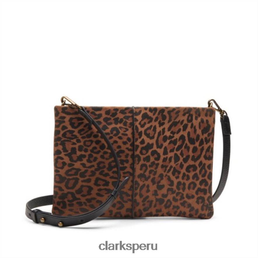 combi estampado de leopardo clarks roslyn cross combi estampado de leopardo unisexo Clarks 40N4LX5400 combinación con estampado de leopardo