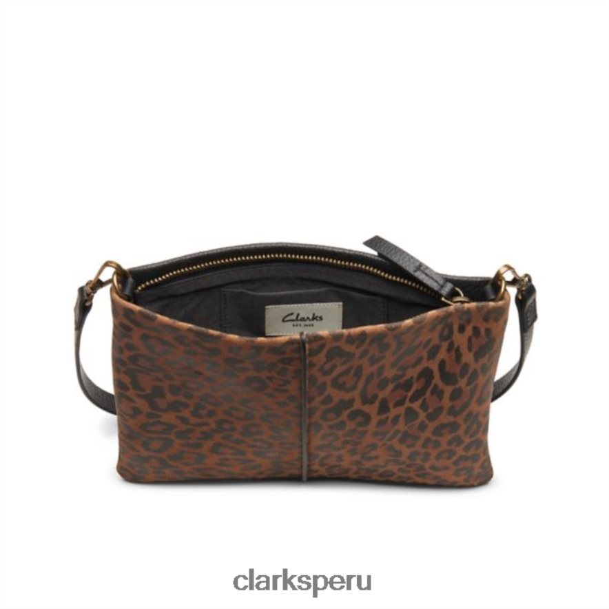 combi estampado de leopardo clarks roslyn cross combi estampado de leopardo unisexo Clarks 40N4LX5400 combinación con estampado de leopardo