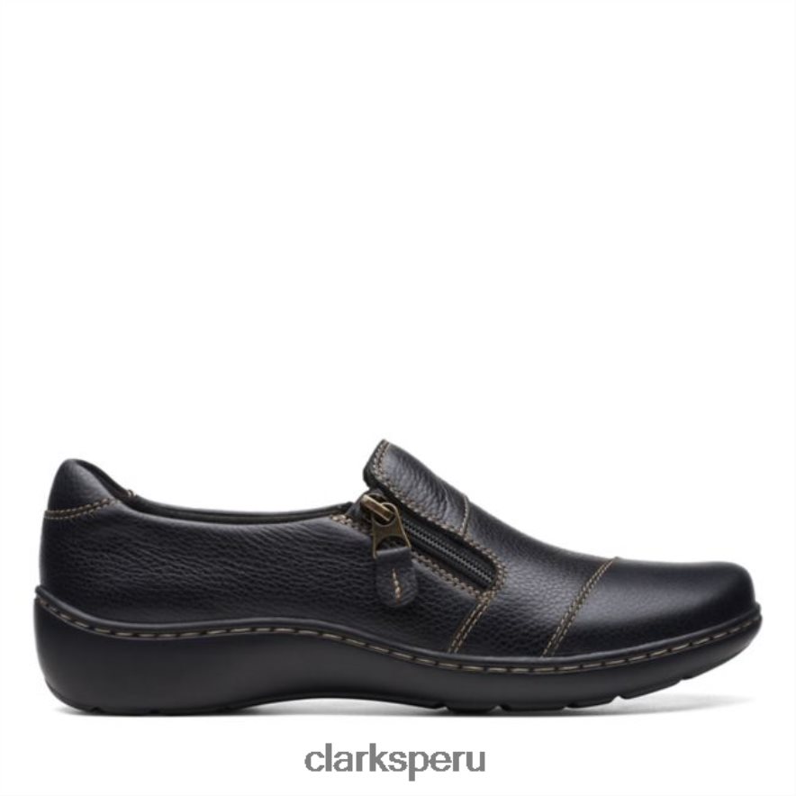 cora harbour cuero negro clarks de cuero negro unisexo Clarks 40N4LX6254 cuero negro