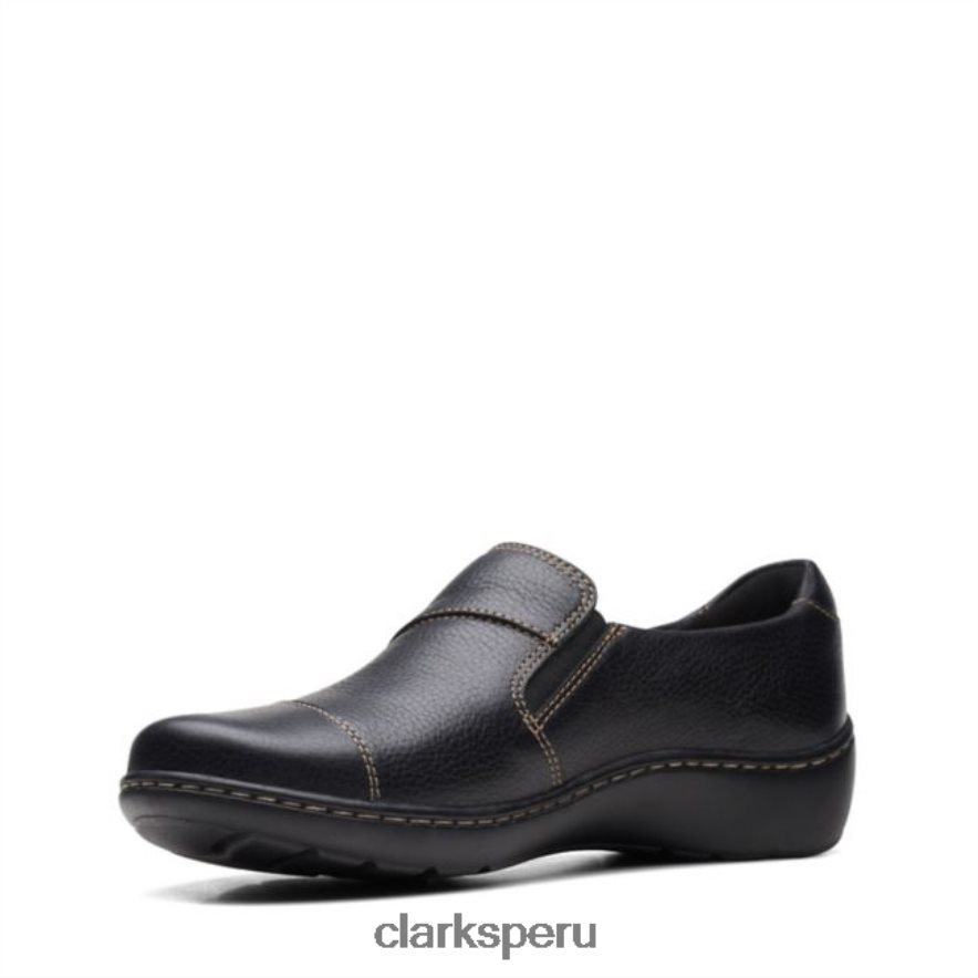 cora harbour cuero negro clarks de cuero negro unisexo Clarks 40N4LX6254 cuero negro