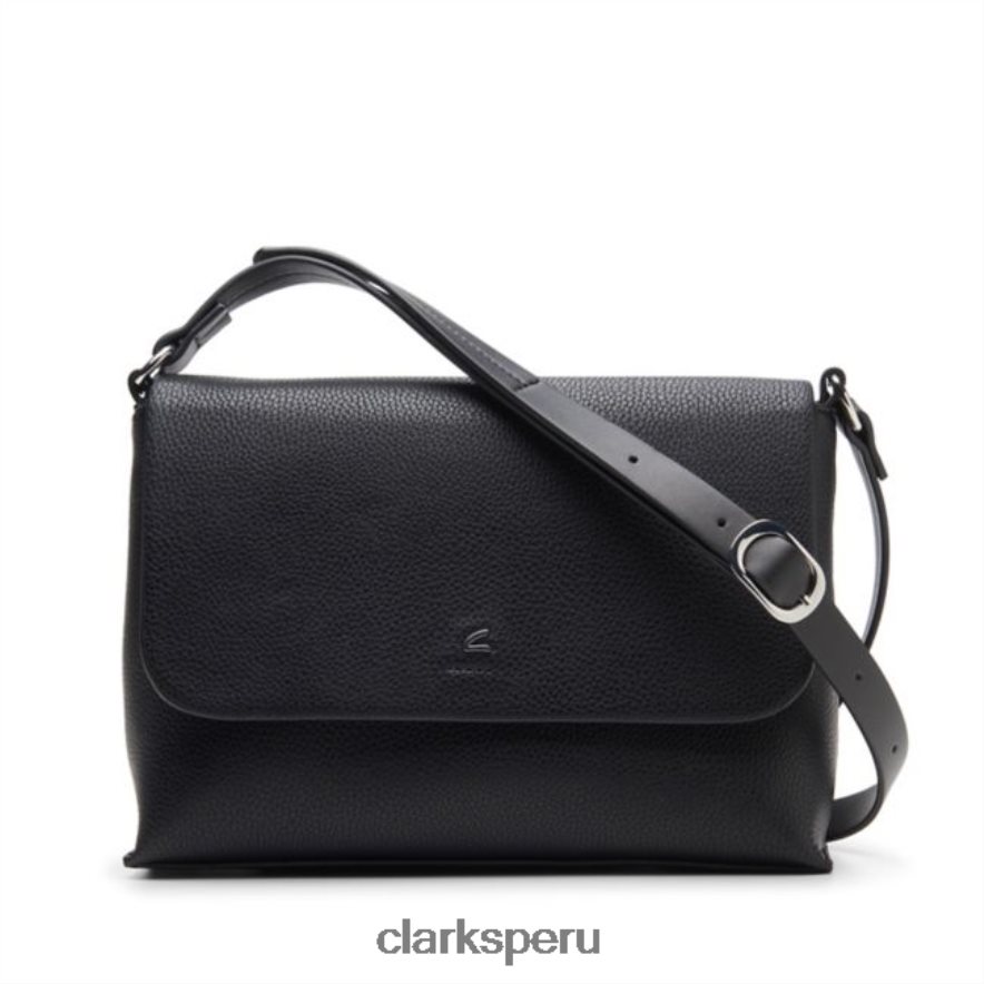 correa de cosecha negro clarks negros unisexo Clarks 40N4LX5398 negro