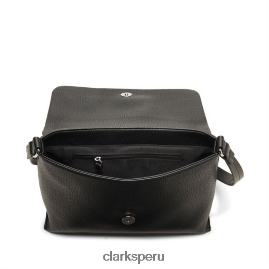 correa de cosecha negro clarks negros unisexo Clarks 40N4LX5398 negro