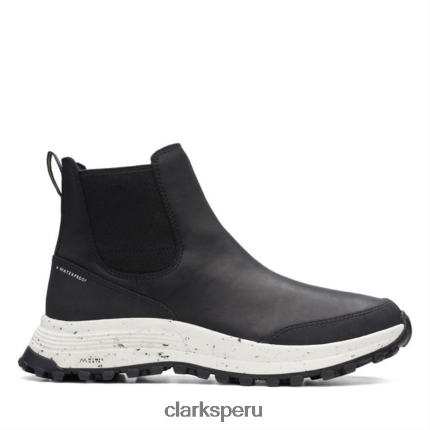 cuero negro clarks atl trek up cuero negro impermeable unisexo Clarks 40N4LX5267 cuero negro