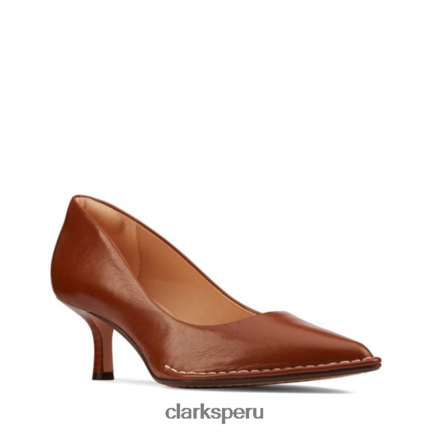 cuero tostado clarks thorna 55 corte cuero tostado unisexo Clarks 40N4LX5131 cuero marrón