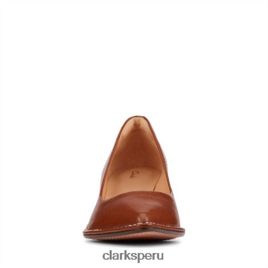cuero tostado clarks thorna 55 corte cuero tostado unisexo Clarks 40N4LX5131 cuero marrón